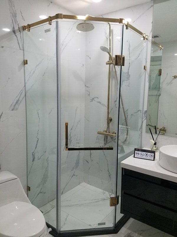 Tổng hợp mẫu cabin phòng tắm kính 135 độ đẹp nhất 2023