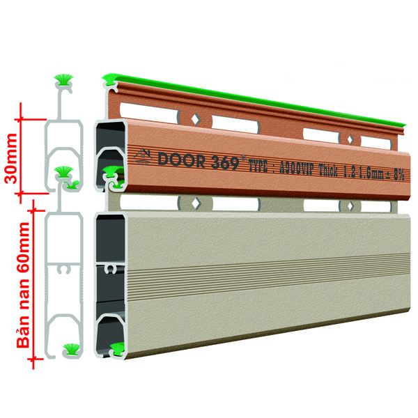 Nan cửa khe thoáng DOOR - CFNG1317